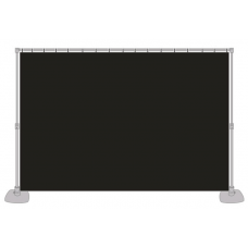 Backdrop 6 x 4 m black